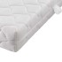 Cama de metal negro con colchón 180x200