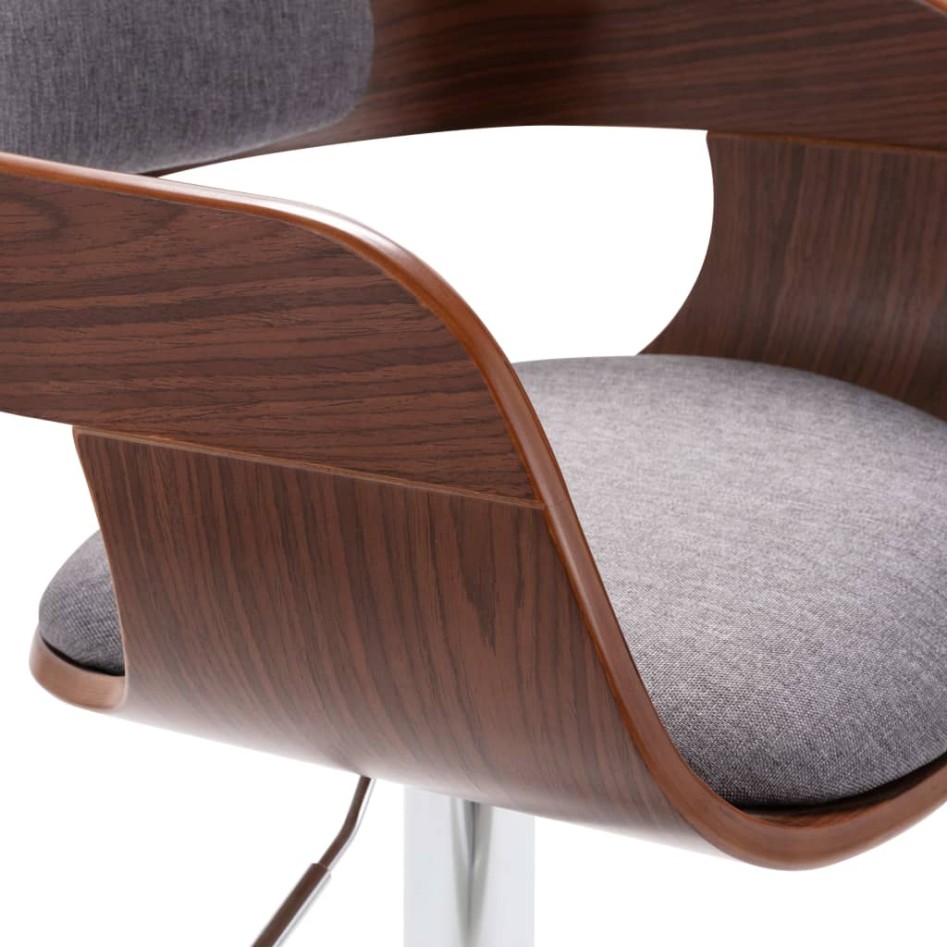 Taburete de cocina madera contrachapada y tela