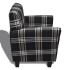 Sillón con cojín de tela