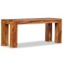 Banco de madera maciza de sheesham 110x35x45