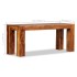 Banco de madera maciza de sheesham 110x35x45