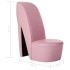 Sillón con forma de zapato de tacón cuero sintético