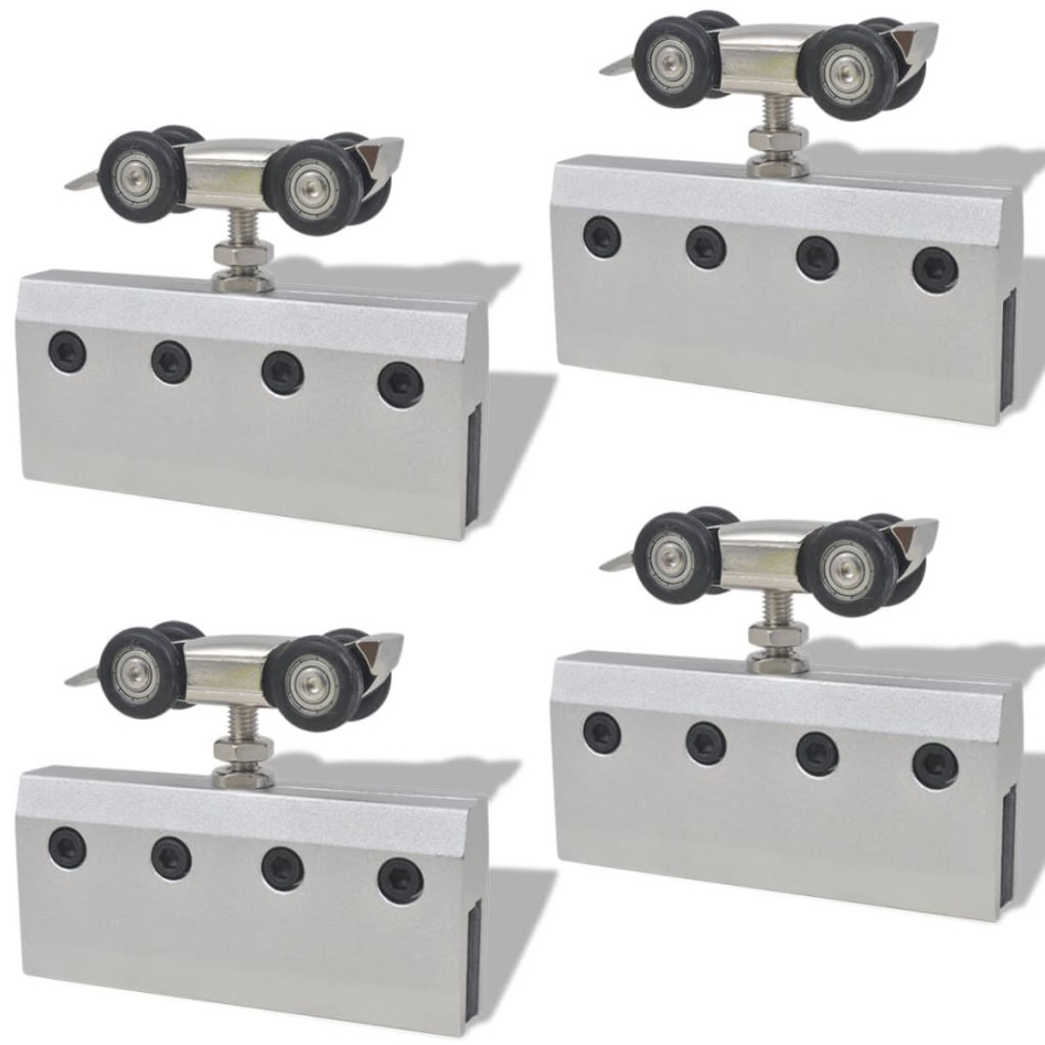 Puerta corredera doble de