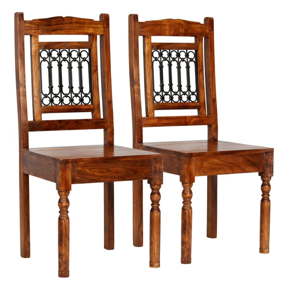 Juego de bistro 3 piezas madera maciza de