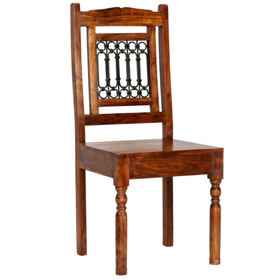 Juego de bistro 3 piezas madera maciza de