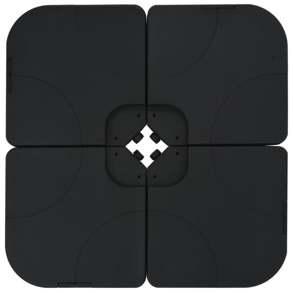 Sombrilla de jardín con base portátil