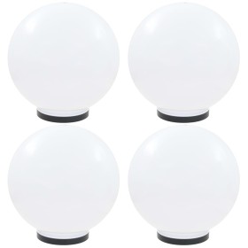 Lámparas de bola LED 4 unidades esféricas PMMA 40