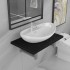 Conjunto de muebles de baño 2 piezas cerámica