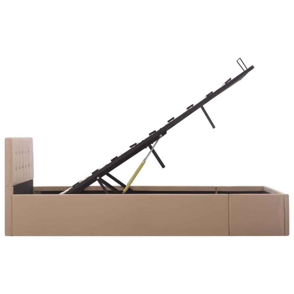 Cama canapé hidráulica sin colchón capuchino 120x200