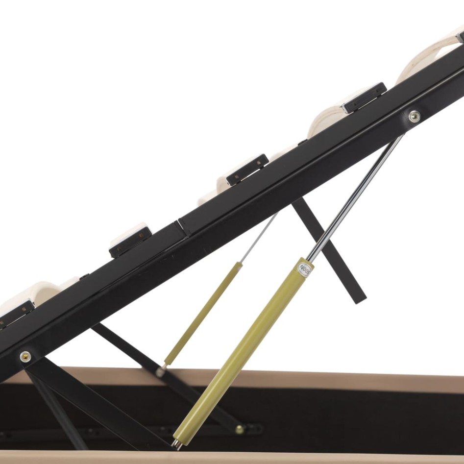 Cama canapé hidráulica sin colchón capuchino 120x200