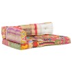 Cojín para sofá de palés tela multicolor patchwork