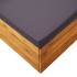 Muebles de jardín 2 piezas con cojines madera maciza de