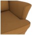Silla mecedora con patas de madera de caucho terciopelo