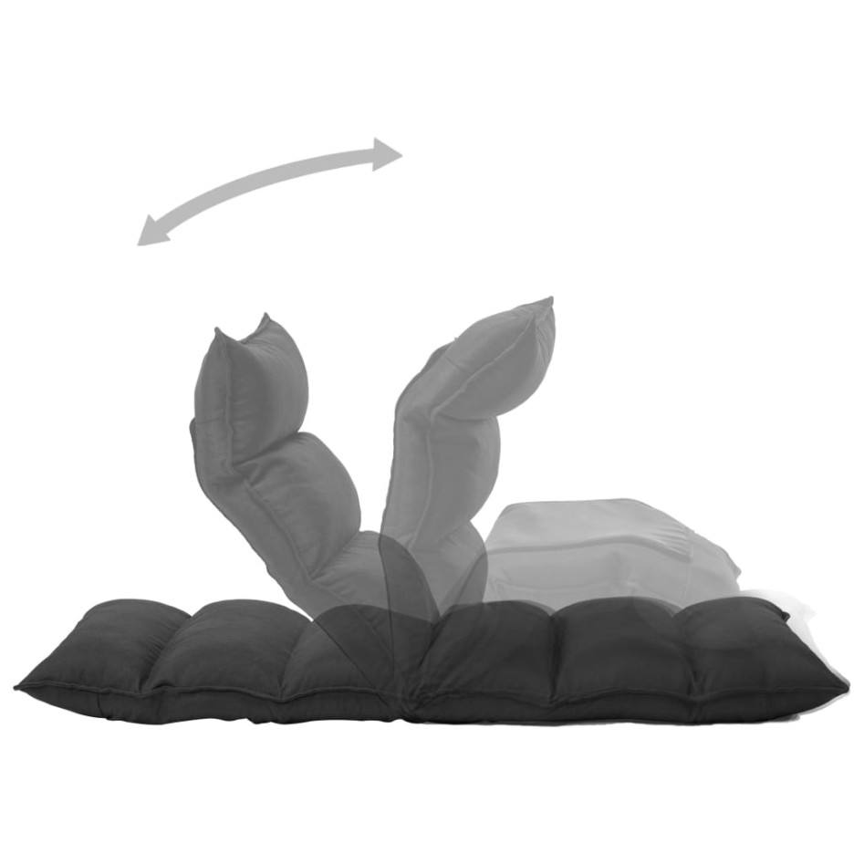 Tumbona de suelo plegable de tela