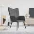 Sillón de relax de tela gris