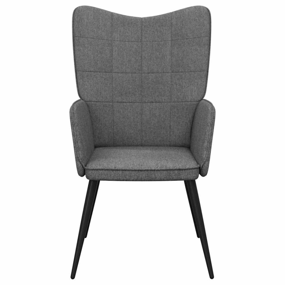Sillón de relax de tela gris