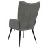 Sillón de relax de tela gris