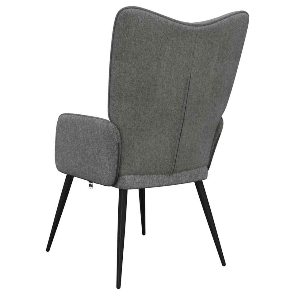 Sillón de relax de tela gris