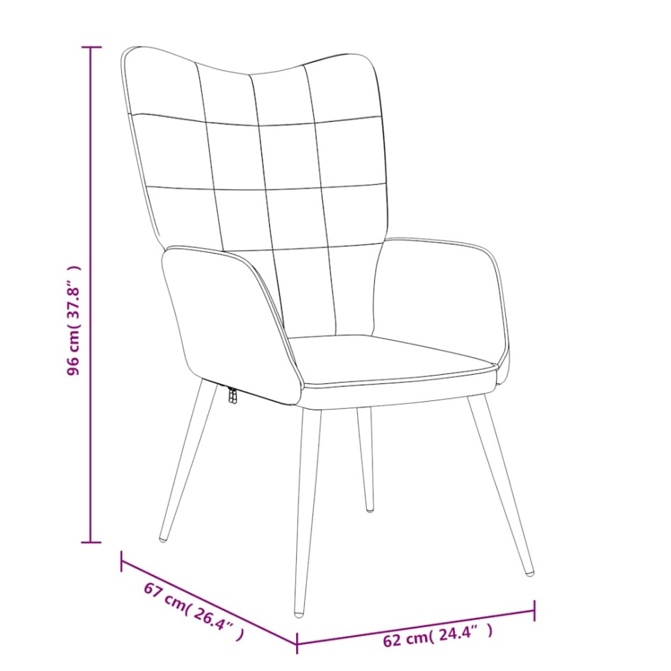 Sillón de relax de tela gris