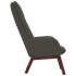 Sillón de relax de terciopelo gris