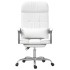 Silla de oficina reclinable masaje cuero sintético