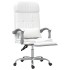 Silla de oficina reclinable masaje cuero sintético