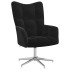 Sillón de relax con taburete terciopelo