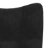 Sillón de relax con taburete terciopelo