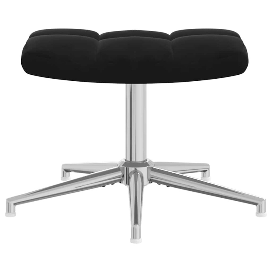 Sillón de relax con taburete terciopelo