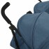 Carrito para gemelos de acero azul