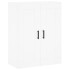 Aparador alto madera contrachapada blanco 69,5x34x180