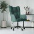 Sillón de relax de terciopelo verde