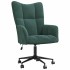Sillón de relax de terciopelo verde
