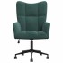 Sillón de relax de terciopelo verde