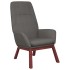 Sillón de relax de tela gris