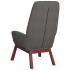 Sillón de relax de tela gris