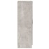 Mueble zapatero madera contrachapada gris hormigón 55x35x108