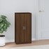 Mueble zapatero madera contrachapada roble marrón 55x35x108