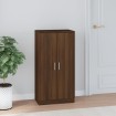 Mueble zapatero madera contrachapada roble marrón 55x35x108 cm