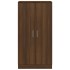 Mueble zapatero madera contrachapada roble marrón 55x35x108