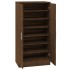 Mueble zapatero madera contrachapada roble marrón 55x35x108