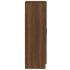 Mueble zapatero madera contrachapada roble marrón 55x35x108