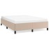 Estructura cama sin colchón cuero sintético capuchino