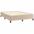 Estructura cama sin colchón cuero sintético capuchino