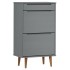 Zapatero MOLDE madera maciza de pino gris 59,5x35x103