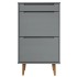 Zapatero MOLDE madera maciza de pino gris 59,5x35x103