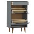 Zapatero MOLDE madera maciza de pino gris 59,5x35x103