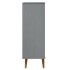 Zapatero MOLDE madera maciza de pino gris 59,5x35x103