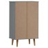 Zapatero MOLDE madera maciza de pino gris 59,5x35x103