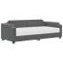 Sofá cama con colchón tela gris oscuro 90x190